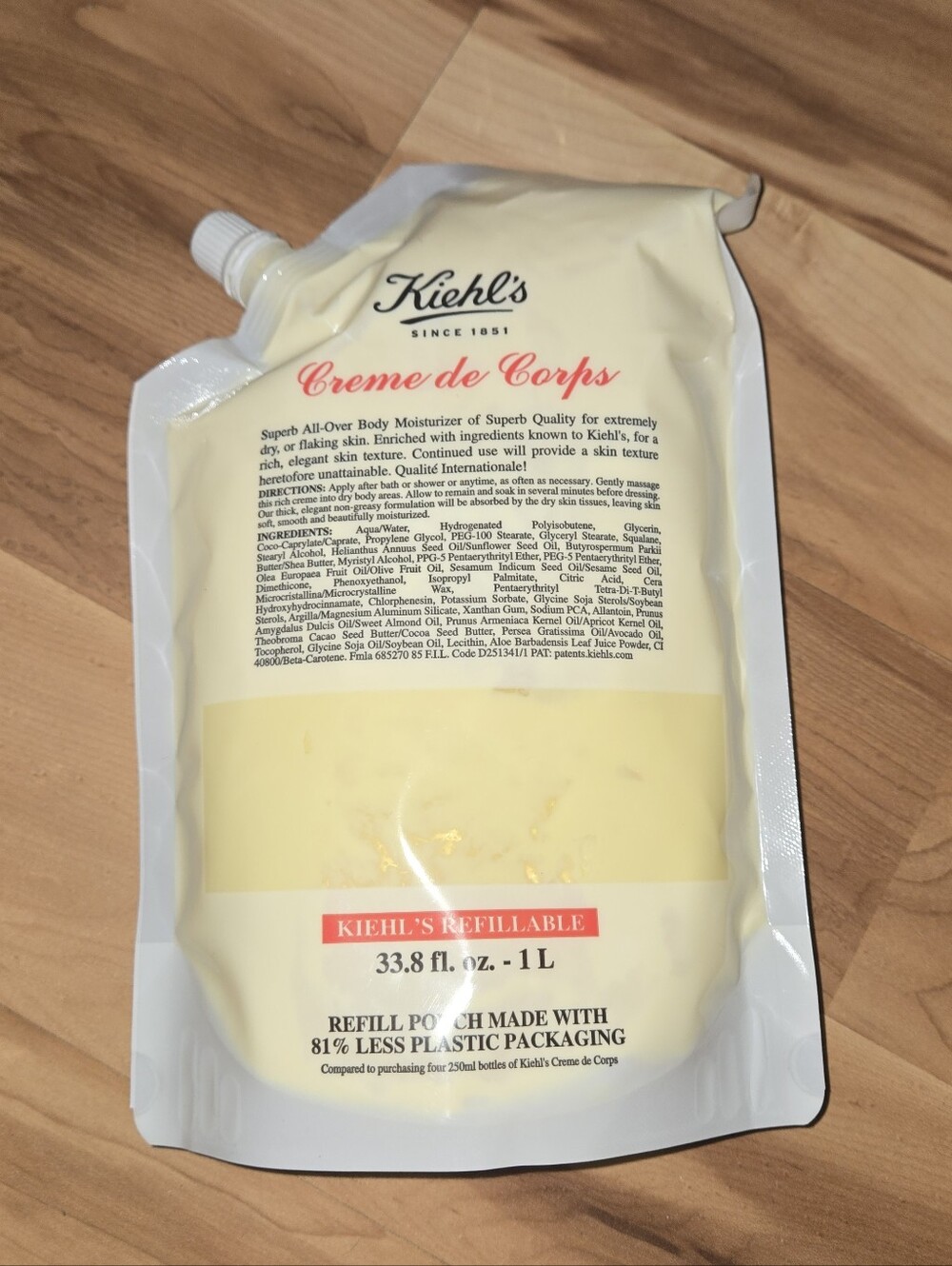 Kiehl's Creme de Corps Refill Pouch
